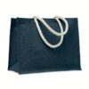 ECO - BIG BAG, taška z juty modrá