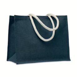 ECO - BIG BAG, taška z juty modrá