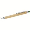 ECO - BAMBOO PEN LIMET, bambusové pero s kovovým klipom