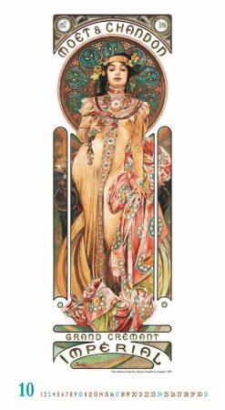 Nástenný kalendár Alfons Mucha 2027 – Obrázok 12