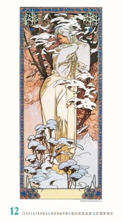 Nástenný kalendár Alfons Mucha 2027 – Obrázok 14