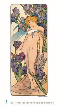 Nástenný kalendár Alfons Mucha 2027 – Obrázok 5