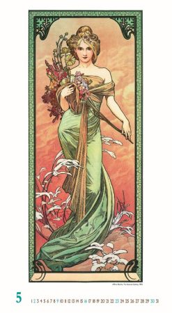 Nástenný kalendár Alfons Mucha 2027 – Obrázok 7