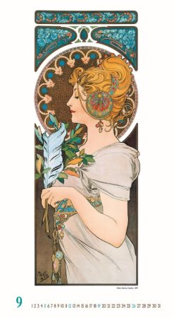 Nástenný kalendár Alfons Mucha 2027 – Obrázok 11