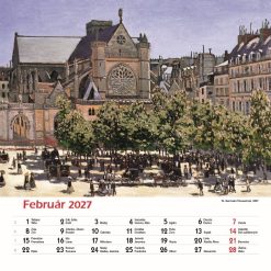 Nástenný kalendár Claude Monet štvorec 2027 – Obrázok 4