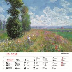 Nástenný kalendár Claude Monet štvorec 2027 – Obrázok 9