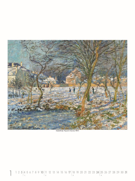 Nástenný kalendár Claude Monet 2027 – Obrázok 3