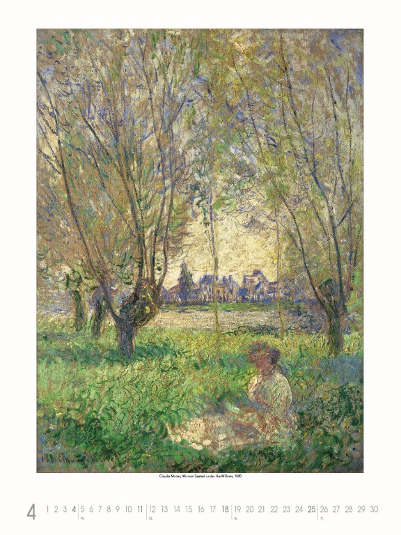 Nástenný kalendár Claude Monet 2027 – Obrázok 6