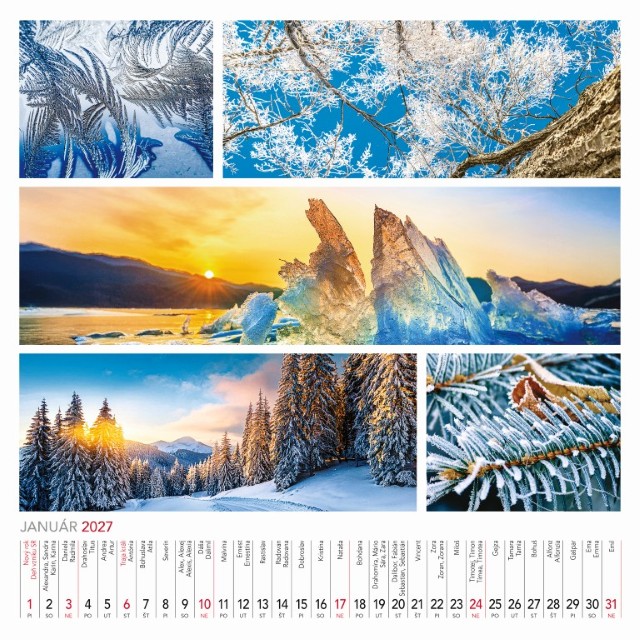 Nástenný kalendár Colours of nature 2027 – Obrázok 3