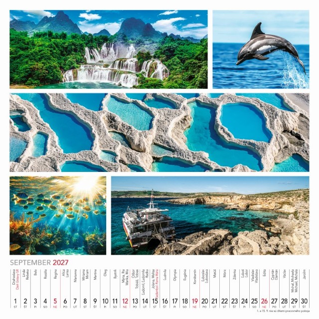 Nástenný kalendár Colours of nature 2027 – Obrázok 11