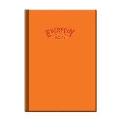 Denný diár A5 Everyday oranžový 2027