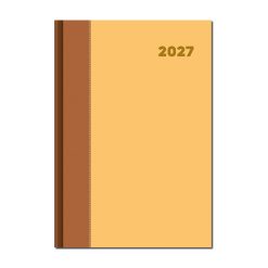 Denný diár A5 DOLCETTO hnedo zlatý 2027