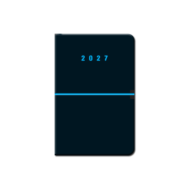 Mini diár A6 CAPRI čierny 2027