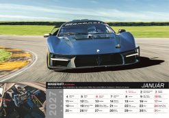 Nástenný kalendár Fast cars 2027 – Obrázok 3