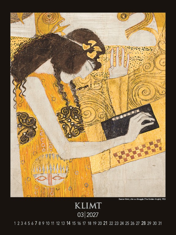 Nástenný kalendár Gustav Klimt 2027 – Obrázok 5