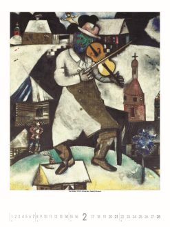 Nástenný kalendár Marc Chagall 2027 – Obrázok 4