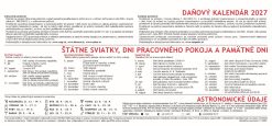 Stolový kalendár Plánovací 2027 – Obrázok 6