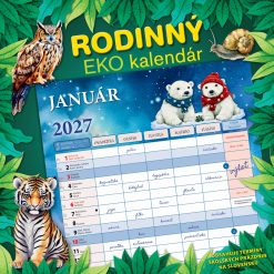 Nástenný kalendár Rodinný EKO kalendár 2027 – Obrázok 2