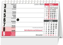 Stolový kalendár Riadkový s veľkými písmenami 2027 – Obrázok 2