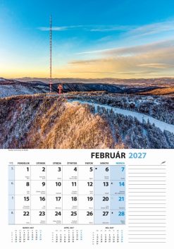 Nástenný kalendár Slovensko z výšky 2027 – Obrázok 4