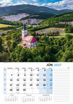 Nástenný kalendár Slovensko z výšky 2027 – Obrázok 8