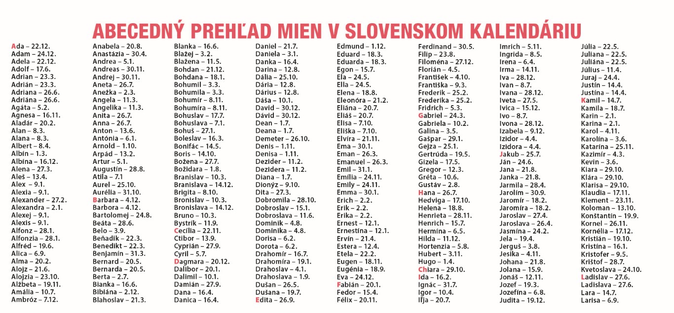 Stolový kalendár Stĺpcový s veľkými písmenami 2027 – Obrázok 5