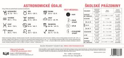 Stolový kalendár Stĺpcový s veľkými písmenami 2027 – Obrázok 6